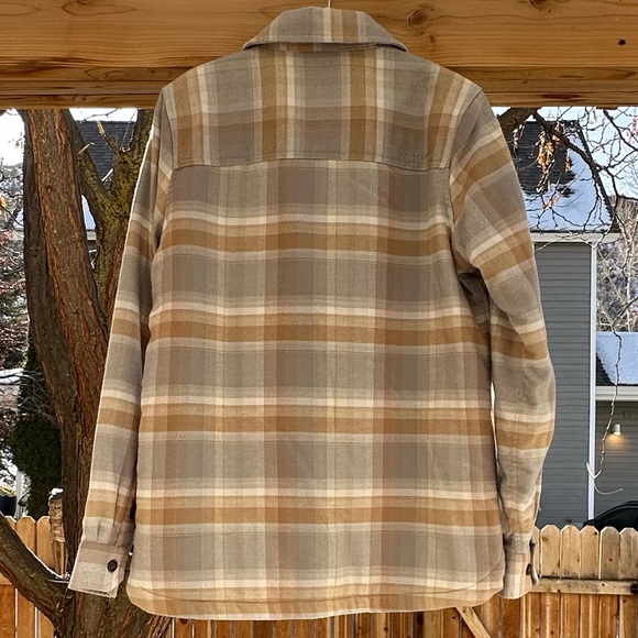 Marmot Ridgefield Sherpa Plaid Flannel Shacket Jacket Shirt medium - Picture 7 of 15